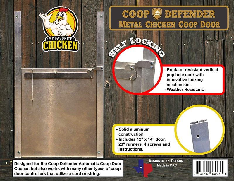 Coop Defender Gold Automatic Chicken Coop Door Kit