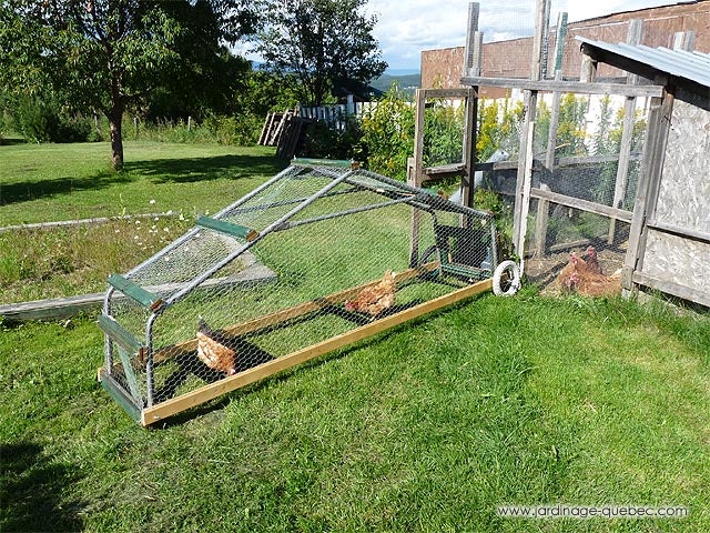 Chicken Tractor Plans Using Upcycled Parts