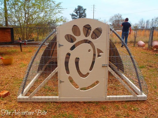 PVC Domed Chicken Tractor